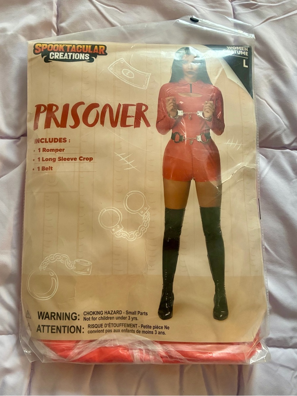 miffy Red Prisoner Women’s Costume with Black Boots
